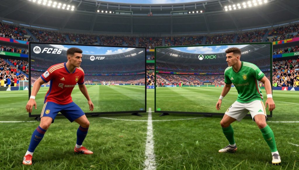 EA Sports FC 26 graphics comparison